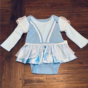 Disney Cinderella Baby Blue Cuddly Onesie.